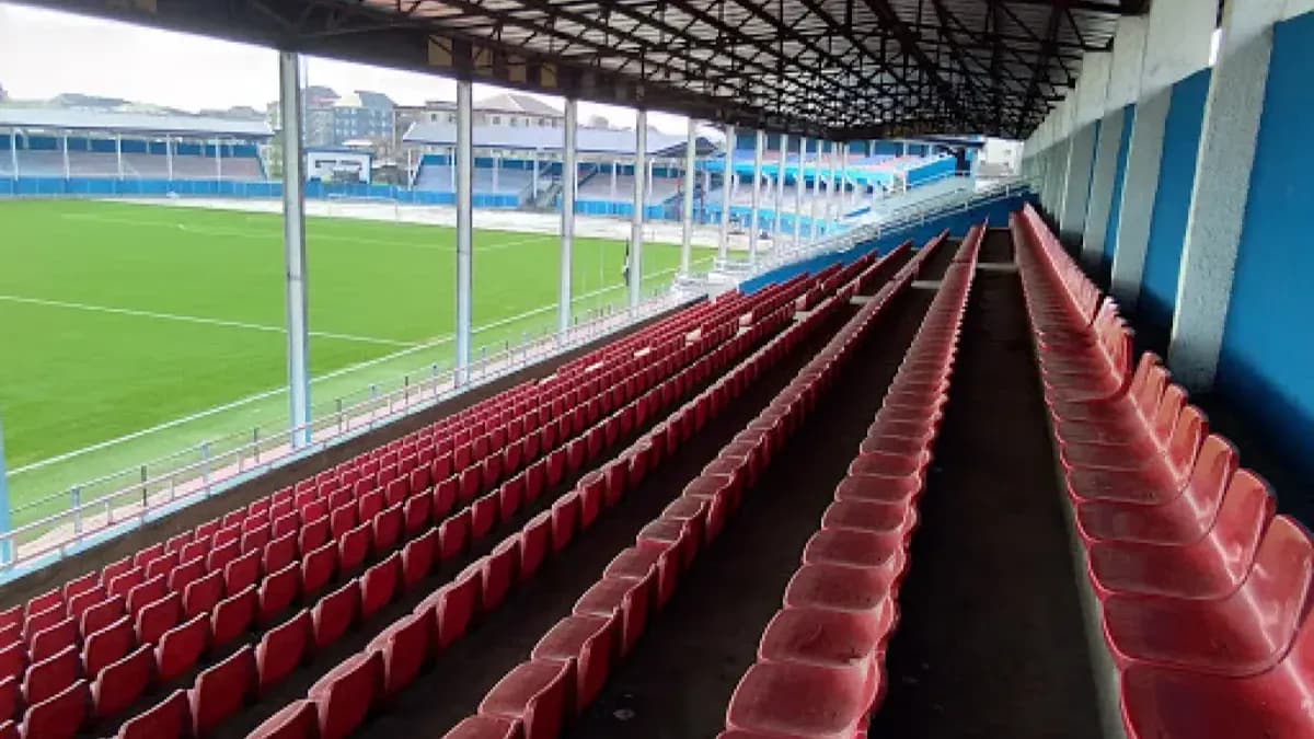 Archive view of Enyimba’s stadium in Aba, photographed in February 2026; not a photograph of Sunday’s match.